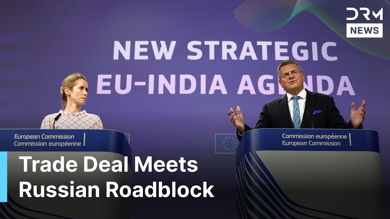 BREAKING: Trade or Politics? EU Confronts India’s Moscow Links | DRM News | AF1F