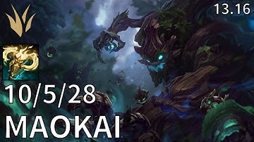 Maokai Jungle vs Graves - EUW Grandmaster | Patch 13.16