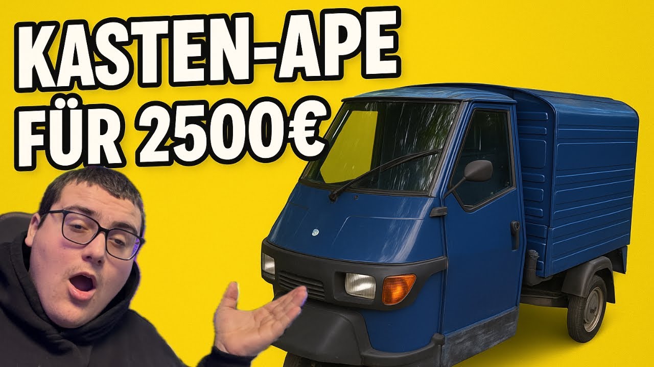 Deutschlands günstigste Kasten-Ape 50 gekauft!!! | Bestandsaufnahme