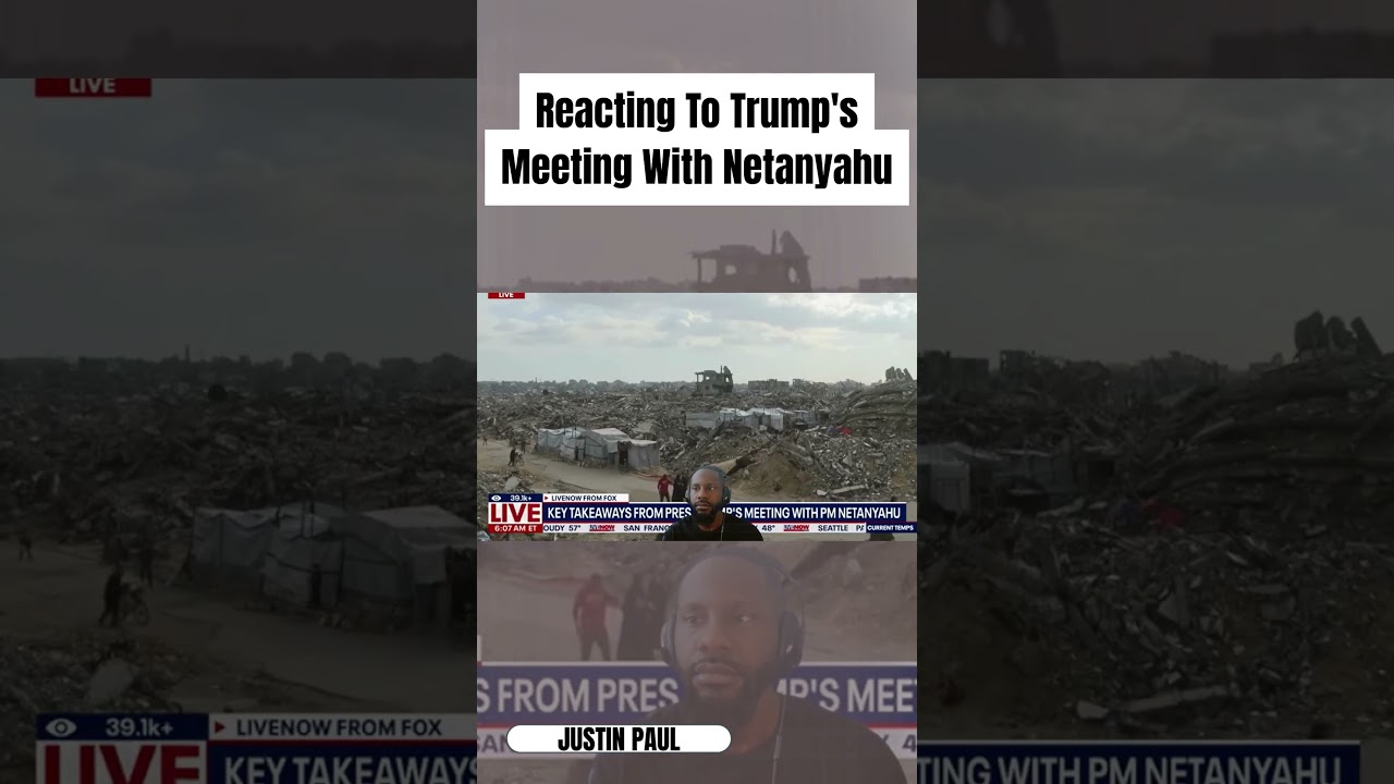 Reacting To Trump's Meeting With Netanyahu