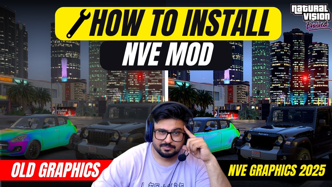 Nve Graphics Mod GTA 5 Realistic Graphics Mod 2025 π₯ | Install NVE (Natural Vision ...
