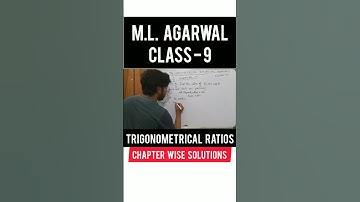 ICSE CLASS-9 | MATHS | M.L. AGARWAL | TRIGONOMETRICAL RATIOS | EXERCISE 17 #math #mathematics #ICSE