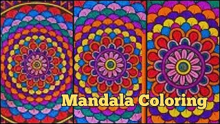 Mesmerizing Mandala Coloring with Colored Pencils | Calm Jazz & Piano | Relax & Unwind screenshot 5