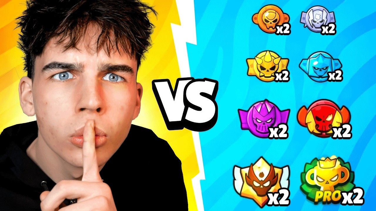 J'ai 1vs2 TOUS Les Rangs De Brawl Stars !