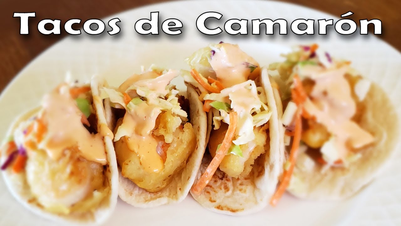 Receta de Como Hacer Tacos de Camarón Tacos de Camarones Empanizados