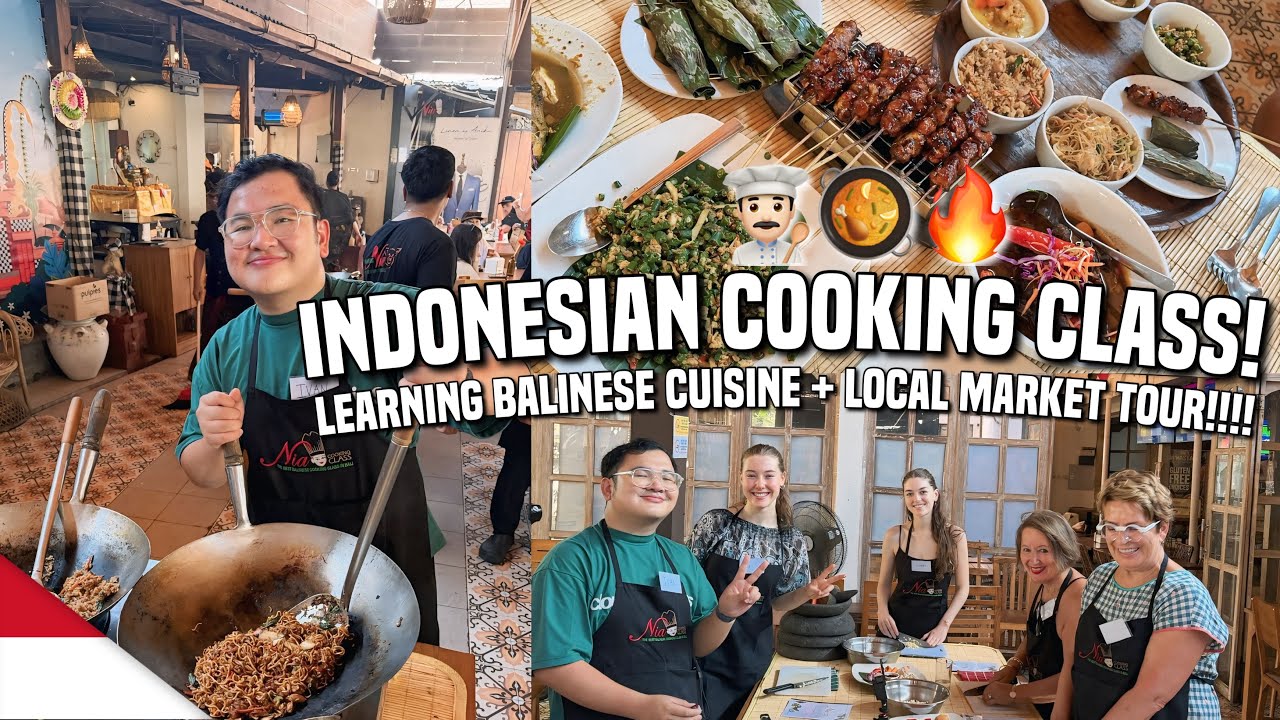BALINESE COOKING CLASS + LOCAL MARKET TOUR IN SEMINYAK 🇮🇩 | Ivan de Guzman
