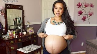 35 Weeks Pregnant Belly Shot - Itsjudyslife