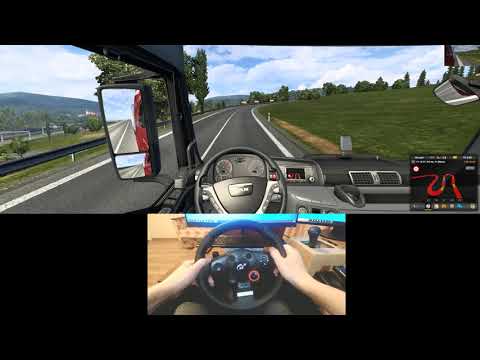 Euro Truck Simulator 2 | Руль Logitech Driving Force GT + КПП | Везу сухое молоко!!!
