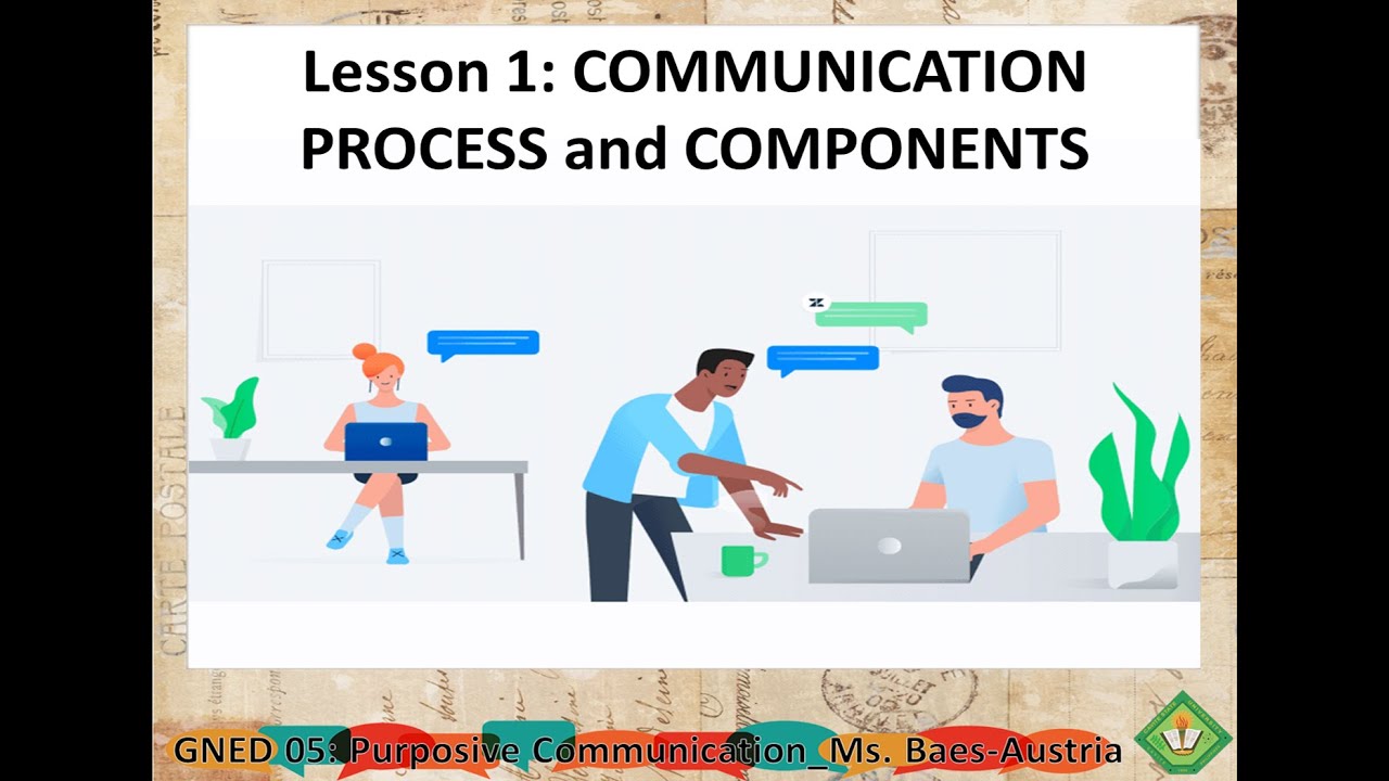 GNED 05 Lesson 1: Communication Process and Components (Virtual Class ...