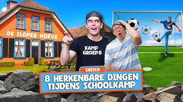 8 HERKENBARE DINGEN TIJDENS SCHOOLKAMP! - Addo & Nick Sketch