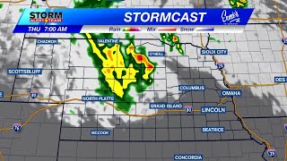 More rain swings through northern Nebraska first part of Thursday - May 15, 2025