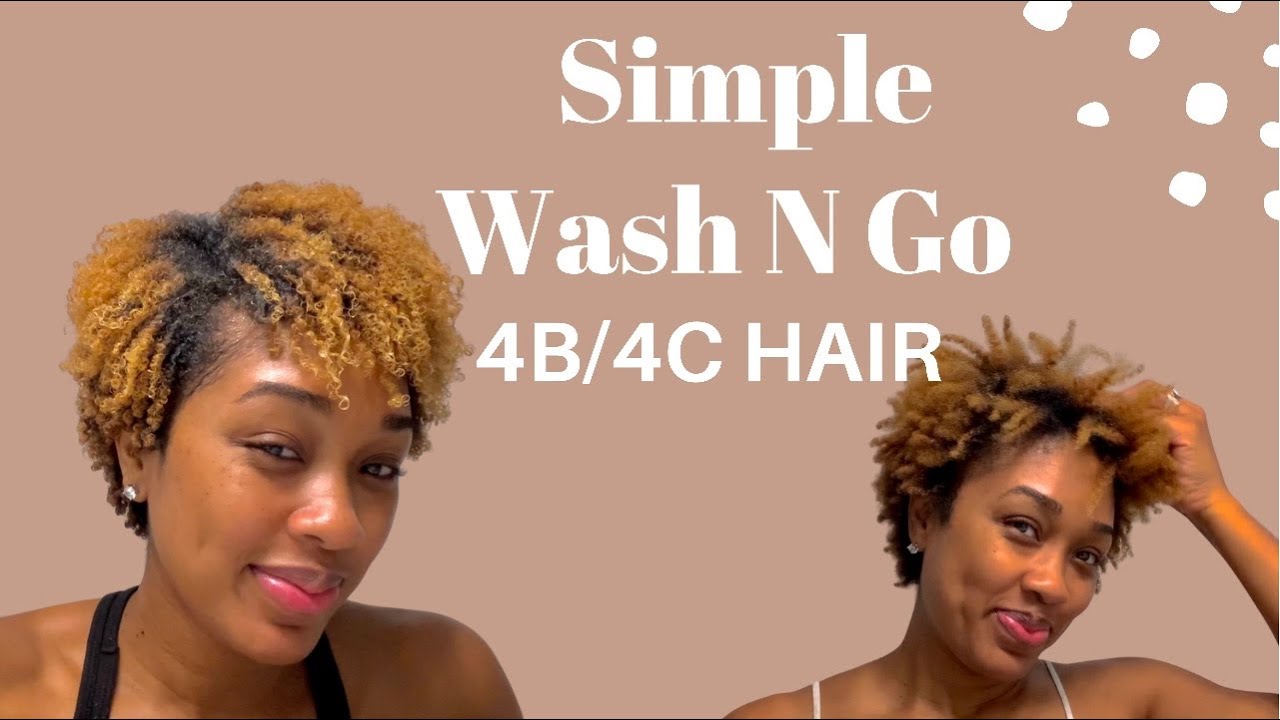 Simple Curl Definition on 4B/4C Low Porosity Hair￼