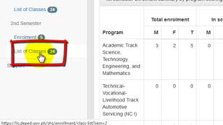 SHS 2nd Sem Enrollment Procedures SY 2017-2018