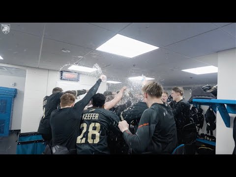Army Hockey Sweeps Air Force on the Road