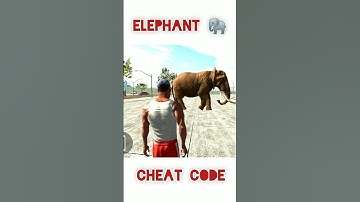 Elephant Cheat Code : Indian Bike Driving 3d #shorts #cheatcode