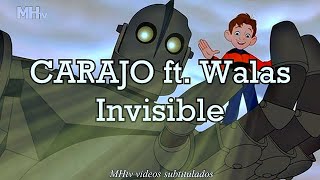 Carajo - Invisible Ft. Walas Letra