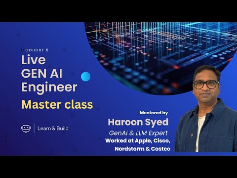 From LLMs to Agents  Master Class in Agentic AI Workflows
