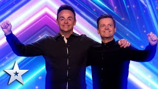 ant dec impersonate david simon alesha amanda auditions