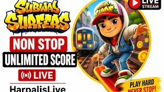 Subway Surfers Gameplay 😱 | Crazy Run & High Score 🏃‍♂️💨 | HarpalisLive screenshot 4
