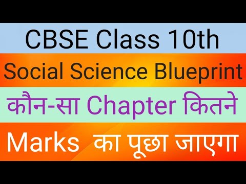 Class 10th Social Science Blueprint 2020 - YouTube