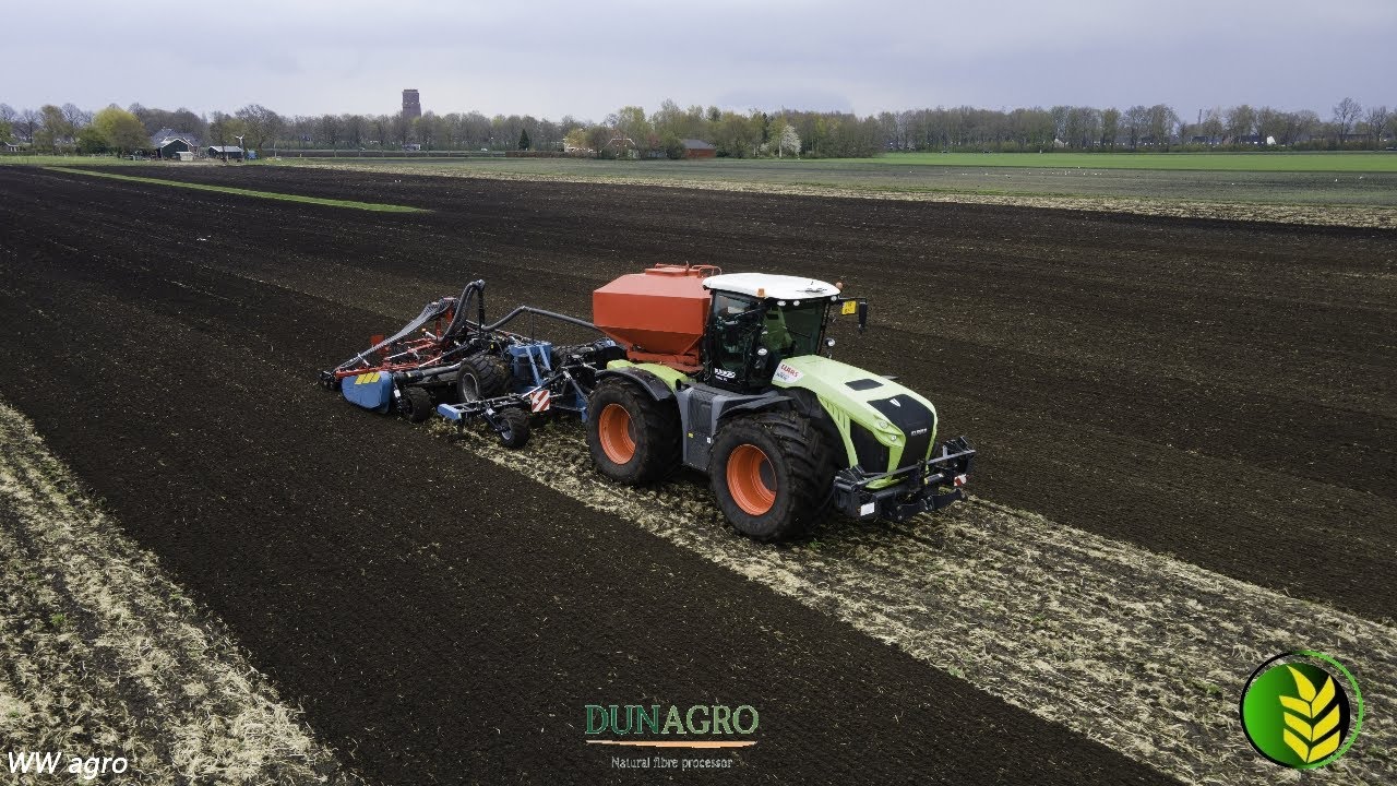 Dun agro| spitten en hennep zaaien.