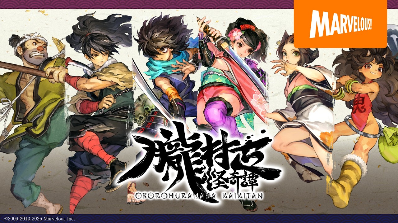 ヴァニラウェア×マーベラスが贈る絢爛絵巻和風アクションRPG『朧村正
