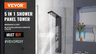 VEVOR Shower Panel Tower System, for Home Hotel Resort