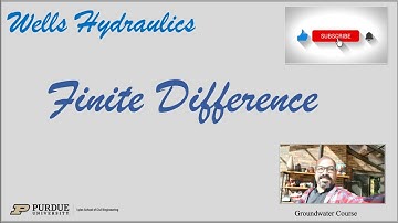 Finite Difference For Wells Simulation