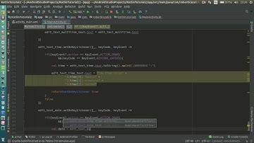 Android Kotlin Usage Tutorial #023 - EditText - Date