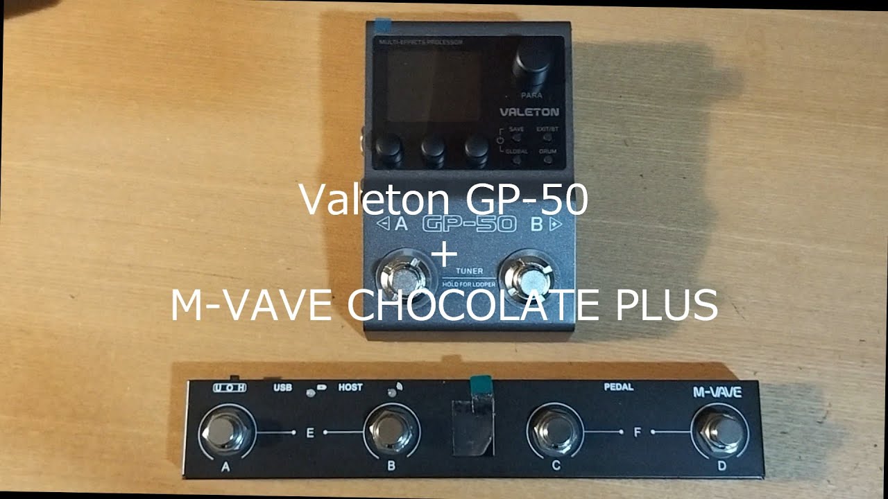 Valeton GP 50+M-VAVE CHOCOLATE PLUS - YouTube