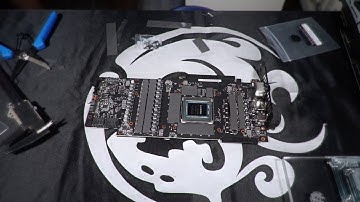 Assembling Bitspower GPU Waterblock with ASUS 2080Ti Strix.