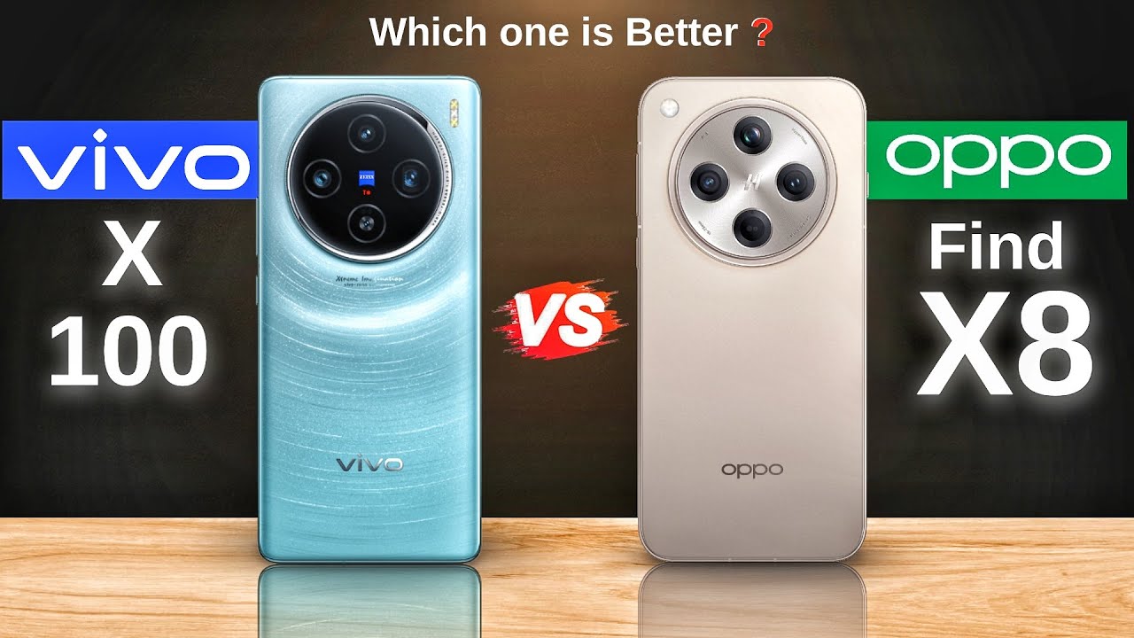 Vivo X100 vs OPPO Find X8 : Full Comparison⚡Which One Is Better