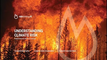 Riskthinking.AI - Solution Overview CLIMATEWISDOM Data Exchange