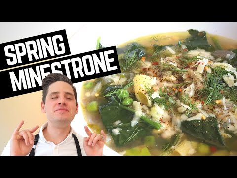 Spring minestrone, from the video