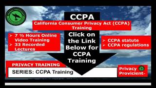 Get CCPA Training from Privacy Proficient Now!