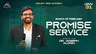 Download Lagu Promise Service | Mount Zion Church | February 2026 | Dr. Joseph Aldrin (LIVE) MP3