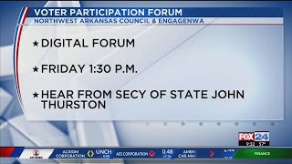 NWA Council, EngageNWA to host voter participation forum