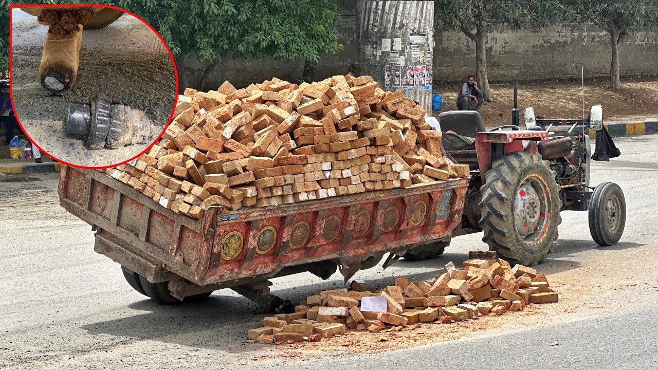 Tractor Trolly axle Broken Due to Heavy Load | Mechanic Repair on Antique Process |