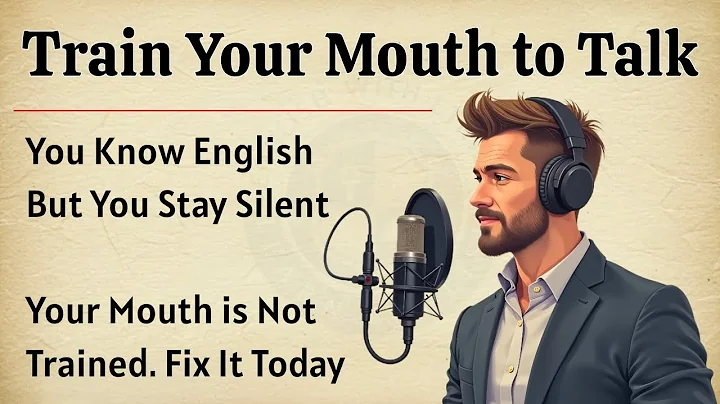 Train Your Mouth to Talk English | Speak Fluently Without Fear | Graded Reader ✅️ | Improve English 