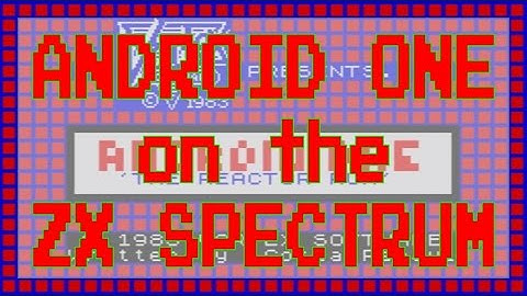 Android One for the ZX Spectrum for Vortex Software (1983)