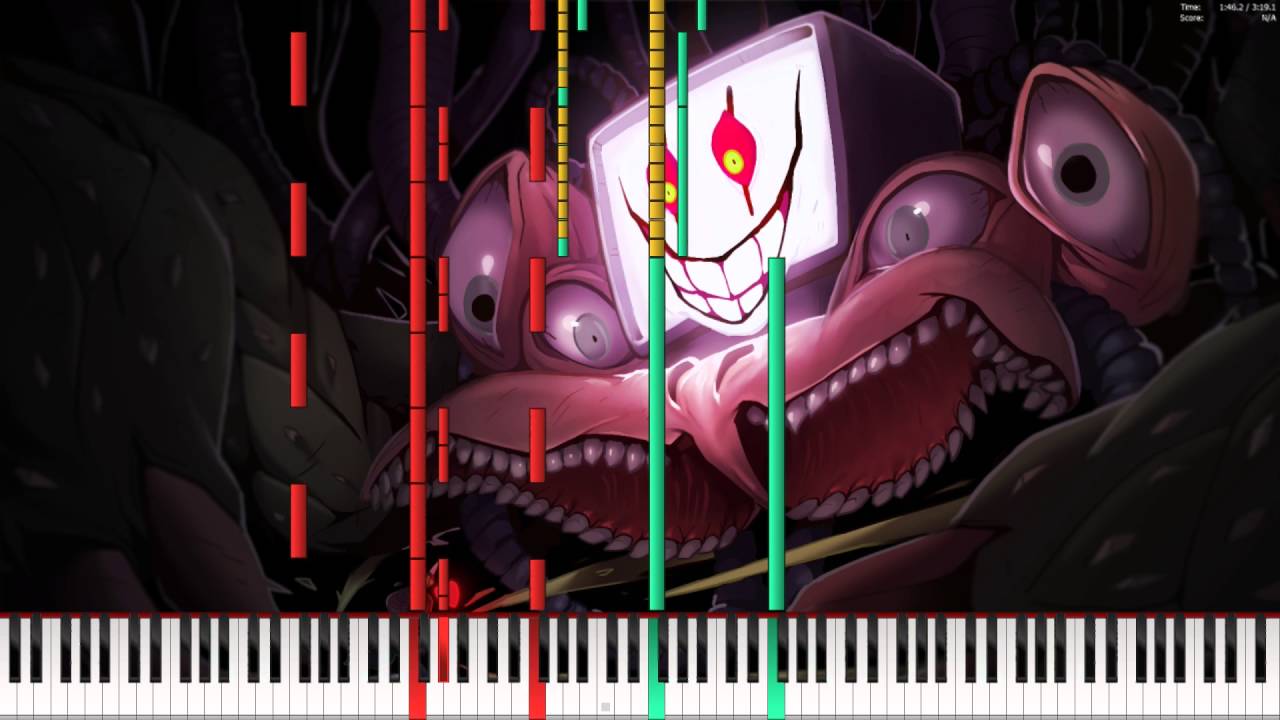 [Black MIDI] Piano From Above Undertale OST Finale 123,000 notes