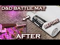 How to Make a Dungeons & Dragons Foam Combat Battle Mat DIY Tutorial