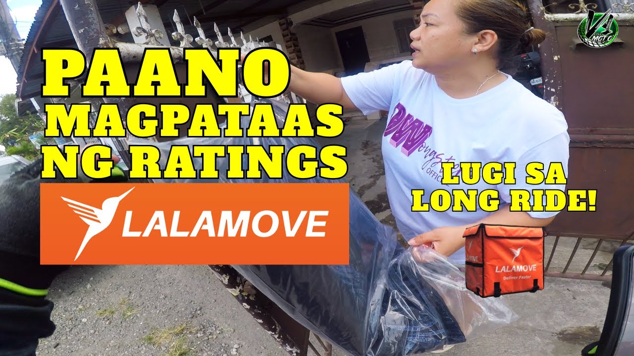 LALAMOVE-Paano Magpataas Ng Ratings Sa Lalamove | Buhay Lalamove Rider | Vone Moto