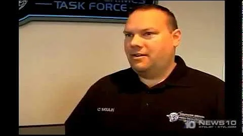 Josh Moulin is interviewed about a child pornography sweep - 2011