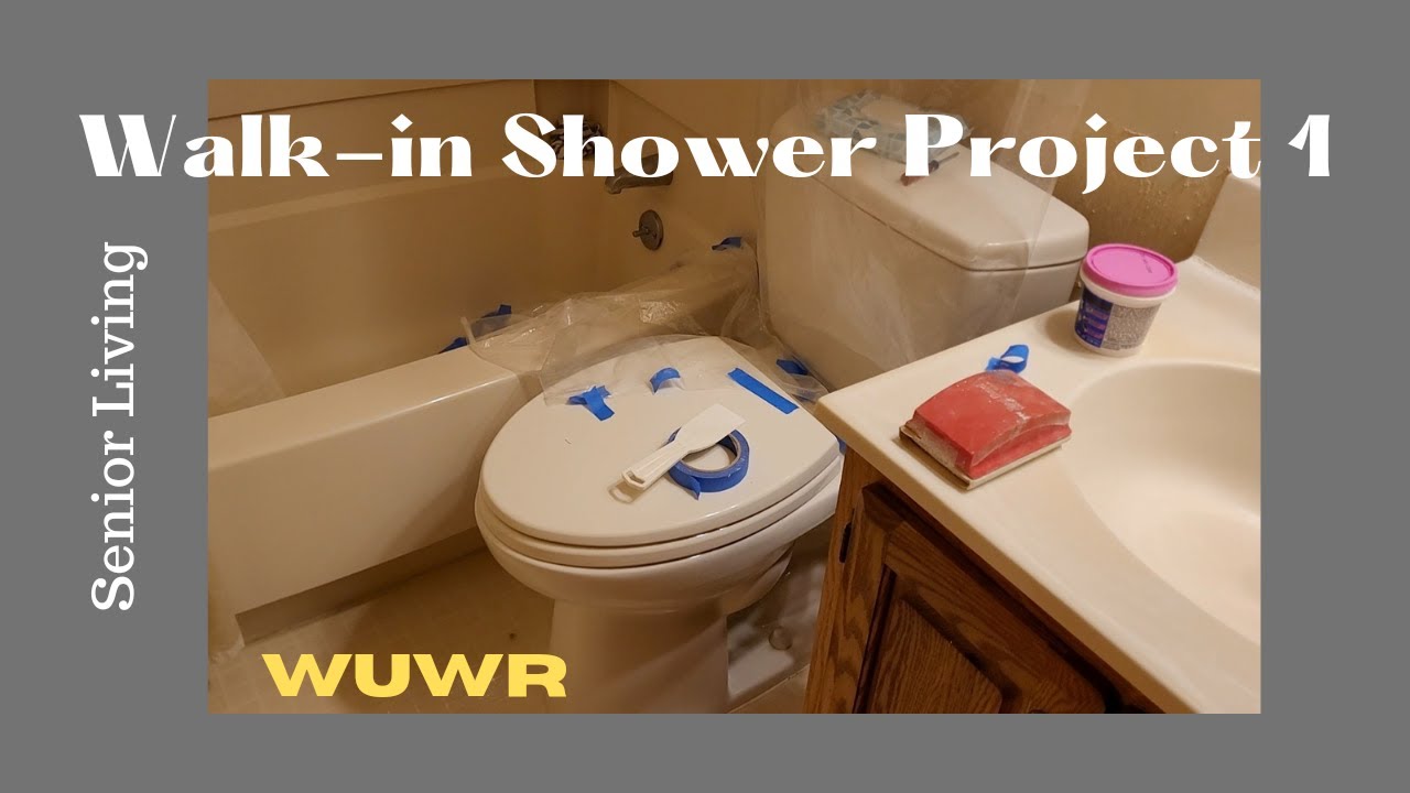 Bath Remodel With a Walk-In Shower Phase I Getting Started WUWR 259 ...