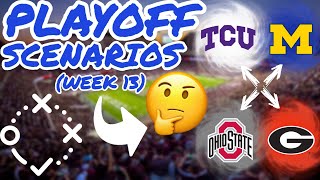 *FULL BREAKDOWN* What if TCU & USC both lose || Playoff Scenarios