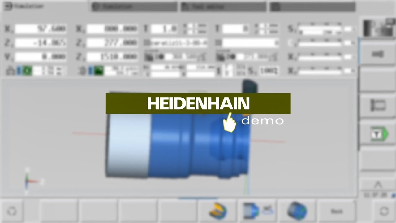 CNC PILOT 640 live – Mitlaufende Simulation in Echtzeit