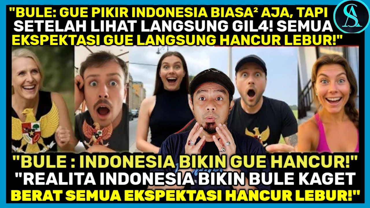 Bule: Gue Pikir Indonesia Biasa Aja. Tapi Ternyata GILA BANGET, Ekspektasi Gue Langsung Ancur Total!