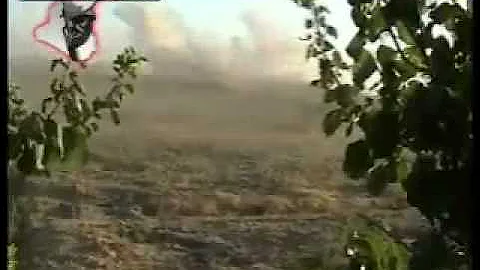 Insurgent View of US 155mm Counter Battery Impacting Their Position in Iraq