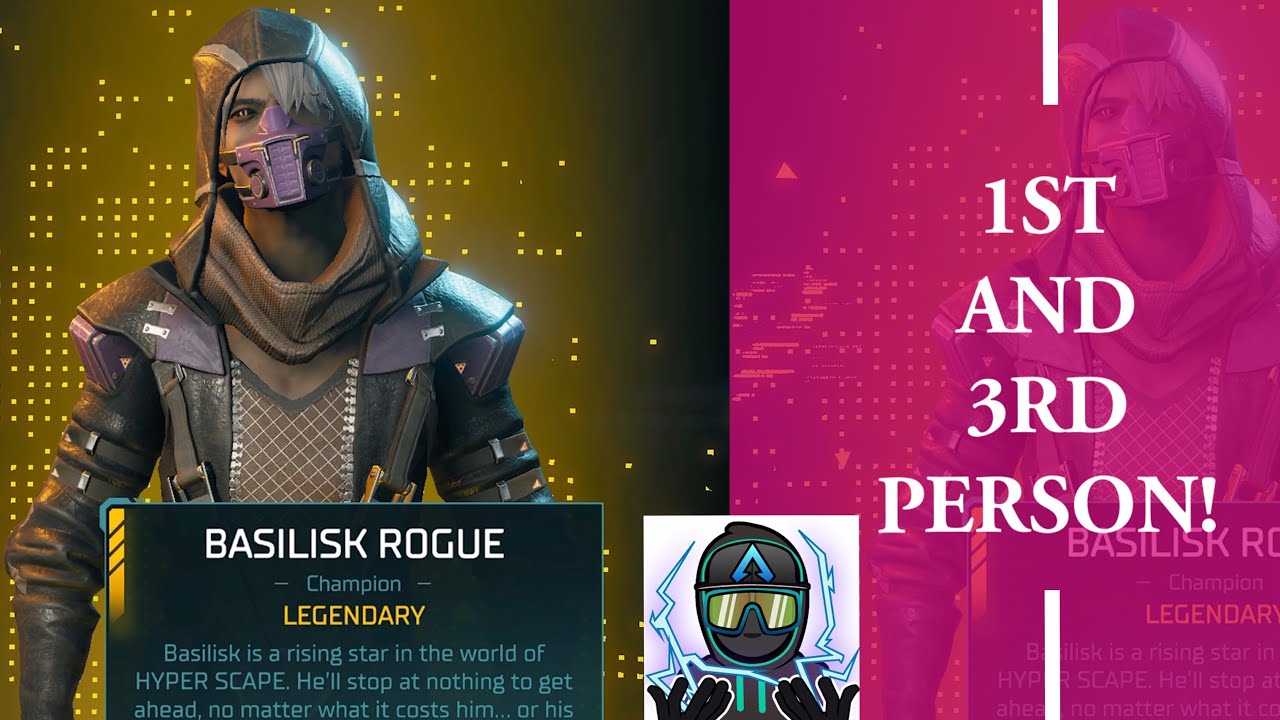New Hyper Scape Season 2 Aftermath Legendary Basilisk Rogue Skin In First And Third Person View!